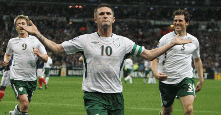 Keane has 53 goals for his country