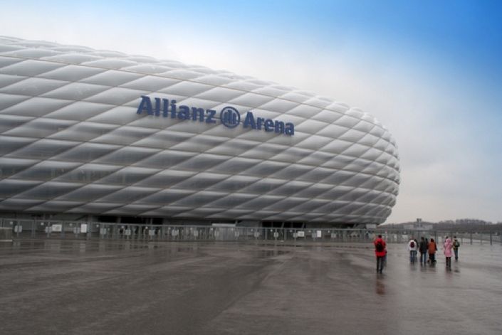 The Allianz Arena is a fortress