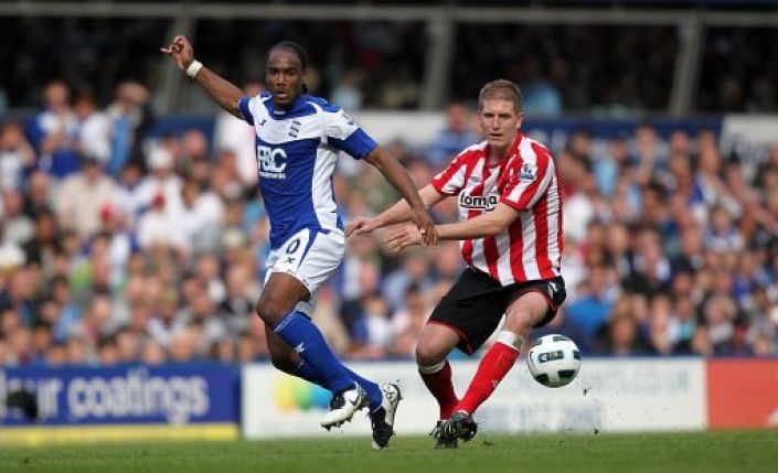 Cameron Jerome in action. 