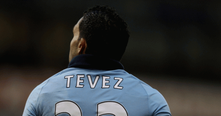 Tevez the striker