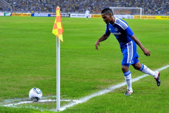 Malouda in action