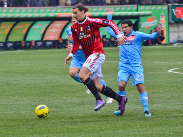 Ibrahimovic: Has scored prolifically for Milan in 2011-12.