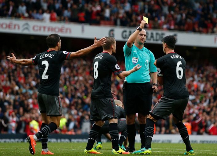 Southampton v Burnley:  A Yellow Card To Be Shown – 4/1 Coral
