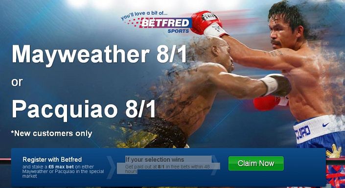 Mayweather v Pacquiao - Enhanced Betfred Odds